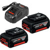 Accu+lader set tbv GSR 18V -21 charger GAL 1880 CV box